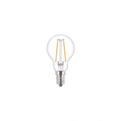 Żarówka LED Kulka 2W=25W 250lm / 2700K barwa ciepła LEDLuster 2-25W P45 E14 827 PHILIPS (929001238692)