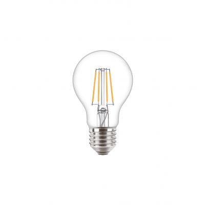 Żarówka LED 4,3W=40W 470lm 2700K barwa ciepła kulka 4,3-40W E27 A60 827 Szkło przezroczyste PHILIPS (929001890092)