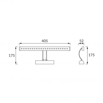 BRENA LED 4W ANTIC BRASS 4000K IDEUS (03069)