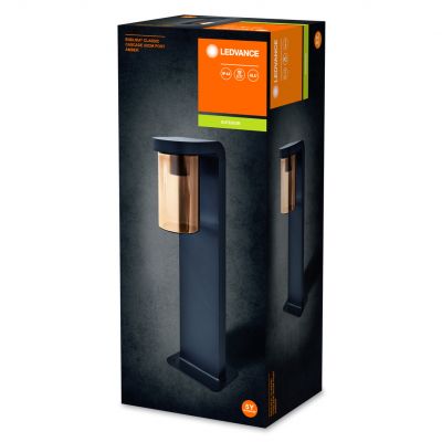 Lampa Ogrodowa Zewnętrzna SŁUPEK E27 50cm Endura Amber CASCADE 4058075554290 LEDVANCE (4058075554290)