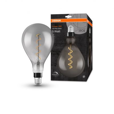 Żarówka LED Vintage 1906 LED dim CL A160 FIL SMOKE 12 dim 5W/818 E27 4058075270022 LEDVANCE (4058075270022)