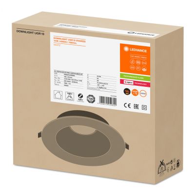 DOWNLIGHT UGR19 DN155 PFM 14W 840 ZBVR WT LEDVANCE (4058075459892)