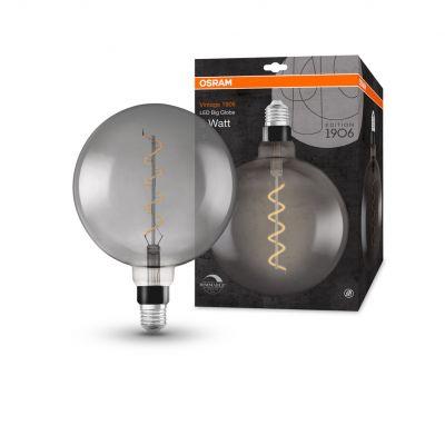 Żarówka LED Vintage 1906 LED dim CL GLOBE200 FIL SMOKE 12 dim 5W/818 E27 4058075270046 LEDVANCE (4058075270046)