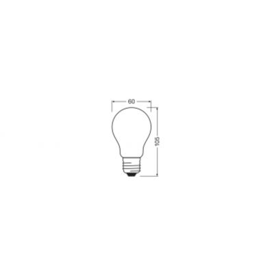 BASE CL A60 6,5W 827 230V GL FR E27 FS5 LEDVANCE (4058075090620)