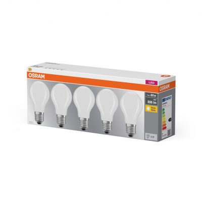 BASE CL A60 6,5W 827 230V GL FR E27 FS5 LEDVANCE (4058075090620)