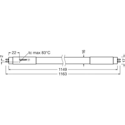 ST5HO54-1.2M 26W 865 HF TUBA LED LEDVANCE (4058075543041)
