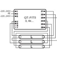 Statecznik elektroniczny QT-FIT5 3X14,4X14/220-240 4008321971210 LEDVANCE (4008321971210)