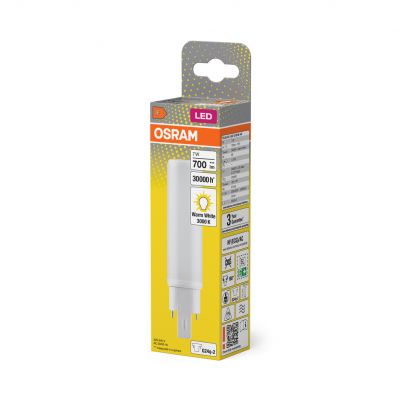 DULUX D E LED FR 18 ECG, AC mains 7W 830 G24q-2 TRZONKI SPECJALNE LEDVANCE (4058075559127)