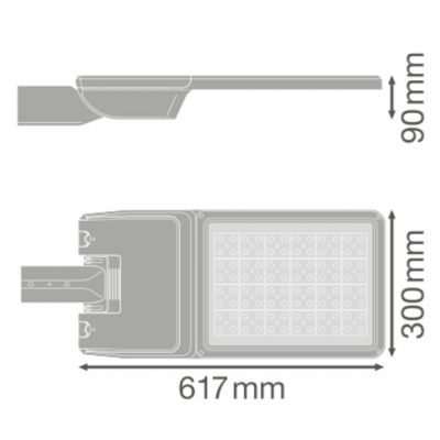 STREETLIGHT FLEX LARGE 158W 730 RV25ST ALW LEDVANCE (4058075552494)