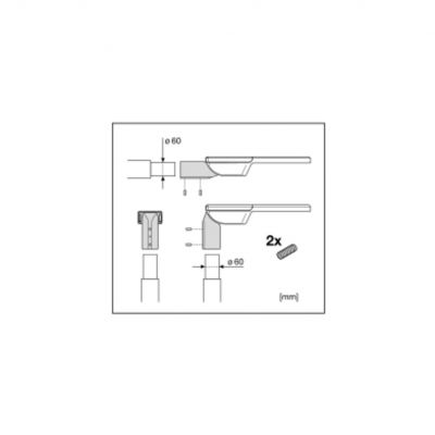 STREETLIGHT FLEX MEDIUM 80W 727 RV25ST ALW LEDVANCE (4058075552357)