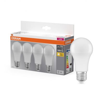 OSRAM Żarówka LED E27 11W (75W) ciepła 2700K 4 szt. LEDVANCE (4058075184992)