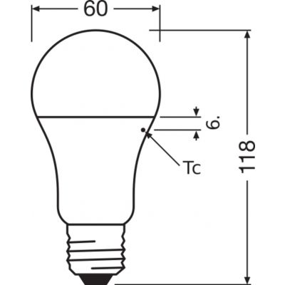 Lampa LED VALUE Classic A75 10W/827 230V plastik E27 FS3 OSRAM LEDVANCE (4058075385696)