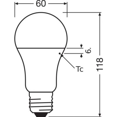 Lampa LED VALUE Classic A100 13W/840 230V plastik E27 FS3 OSRAM LEDVANCE (4058075476097)