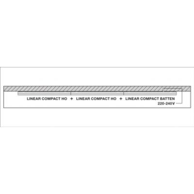 Oprawa LED LINEAR COMPACT SWITCH 300 4 W 4000 K 4058075106093 LEDVANCE (4058075106093)