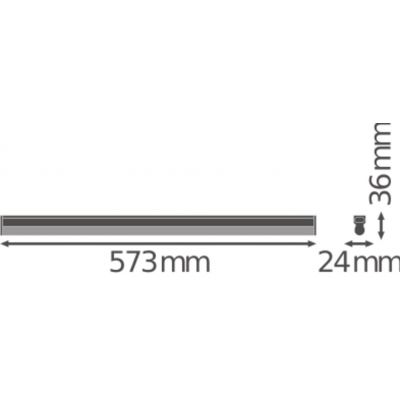 Oprawa LED LINEAR COMPACT HIGH OUTPUT 600 10 W 3000 K 4058075106277 LEDVANCE (4058075106277)