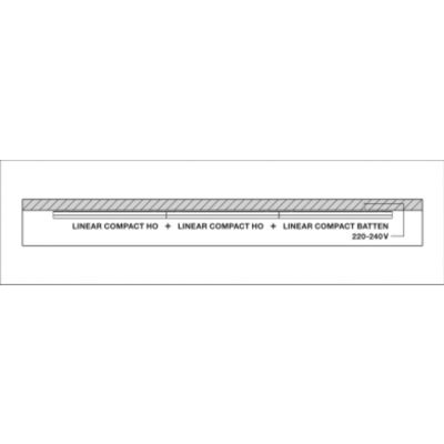 LN COMP HO 1500 25W 4000K LEDV LEDVANCE (4058075106376)