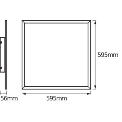 Panel LED 36W CCT SMART+ WIFI PLANON PLUS 600X600 4058075525382 LEDVANCE (4058075525382)