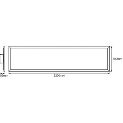 Panel LED 36W CCT SMART+ WIFI PLANON PLUS 1200X300 4058075525405 LEDVANCE (4058075525405)