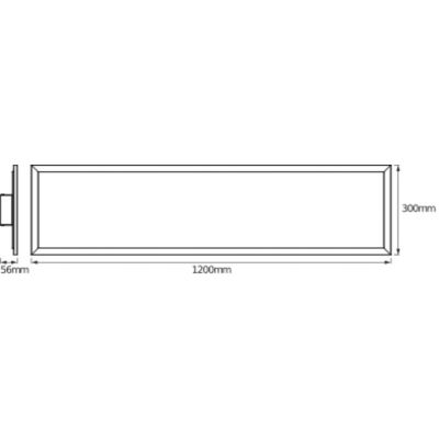 Panel LED 36W RGB SMART+ WIFI PLANON PLUS 1200X300 4058075525290 LEDVANCE (4058075525290)