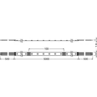 LS PFM-1000 RGBW 830 5 LEDV ELASTYCZNY MODUŁ LED LEDVANCE (4058075436206)
