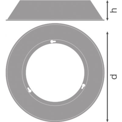 Odbłyśnik do opraw LED HIGH BAY VALUE REFLECTOR 150 W 80 DEG SI 4058075423282 LEDVANCE (4058075423282)