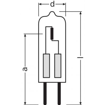 64425 S AX 20W 12V G4 ŻARÓWKA HALOGENOWA LEDVANCE (4058075094215)