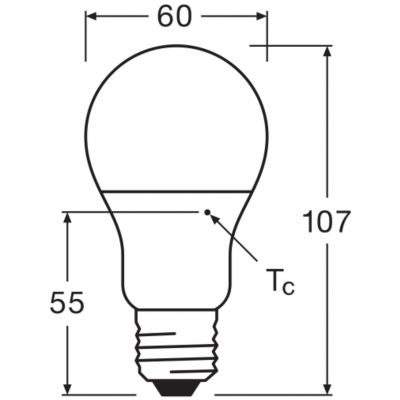 Lampa LED VALUE Classic A40 4,9W/827 230V plastik E27 FS3 OSRAM LEDVANCE (4058075385535)