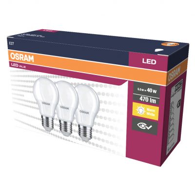 Lampa LED VALUE Classic A40 4,9W/827 230V plastik E27 FS3 OSRAM LEDVANCE (4058075385535)