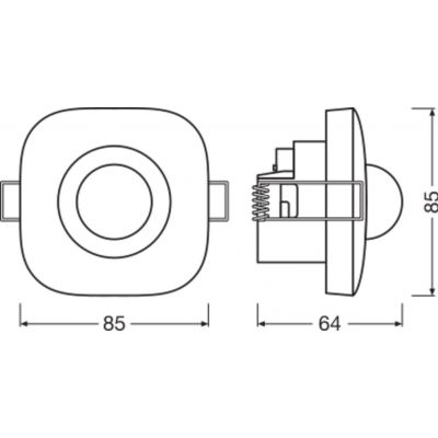 Czujnik VIVARES ZB O SENS 220-240 LEDVANCE (4058075544222)