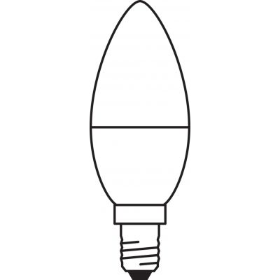 LC CL B60 7,5W 865 230V FR E14 LAMPA LED LEDVANCE (4058075561496)