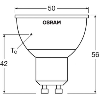 Żarówka LED HALOGEN GU10 4,5W OSRAM RGBW RGB+PILOT LEDVANCE (4058075445970)