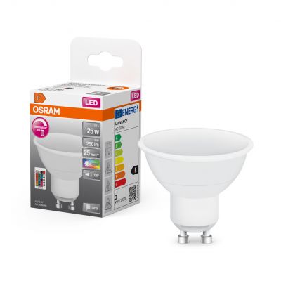 Żarówka LED HALOGEN GU10 4,5W OSRAM RGBW RGB+PILOT LEDVANCE (4058075445970)