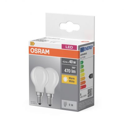 BASE CL P40 4W 827 230V GL FR E14 FS2 LEDVANCE (4058075803978)