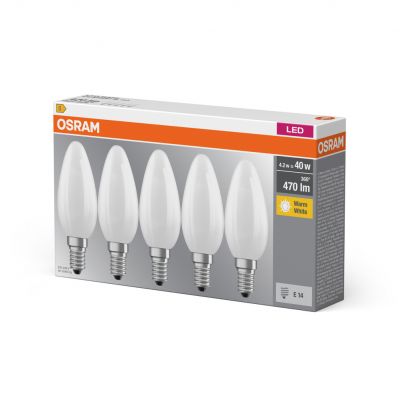 BASE CL B40 4W 827 230V GL FR E14 FS5 LEDVANCE (4058075090682)