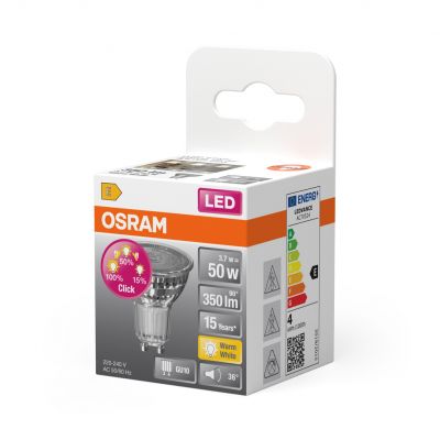 LED STAR+ Spot PAR16 GL 50 non-dim 3,7W 827 GU10 LEDVANCE (4058075433182)