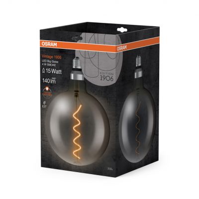 Żarówka LED Vintage 1906 LED CL GLOBE200 FIL SMOKE 12 non-dim 5W/818 E27 4058075269927 LEDVANCE (4058075269927)