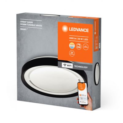 Plafon LED Lampa Sufitowa ORBIS GAVIN 30W 3300lm CCT 50cm SMART+ WIFI 4058075573512 LEDVANCE (4058075573512)