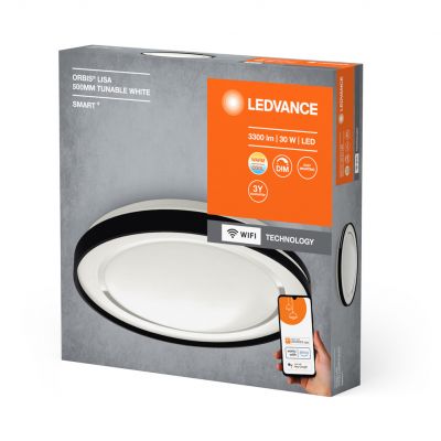 Plafon LED Lampa Sufitowa ORBIS LISA 30W 3300lm CCT 50cm SMART+ WIFI 4058075573536 LEDVANCE (4058075573536)