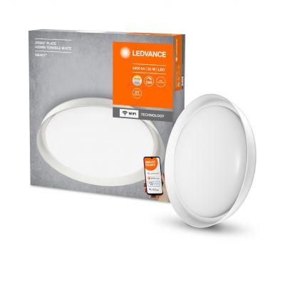 Plafon LED lampa sufitowa biała ORBIS Plate 24W 2500lm ciepła-zimna 43cm SMART+ WiFi 4058075486447 LEDVANCE (4058075486447)
