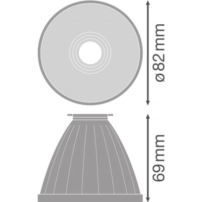 Reflektor do szynowych opraw TRACKLIGHT SPOT REFLECTOR D95 FL 4X1 LEDV LEDVANCE (4058075113909)