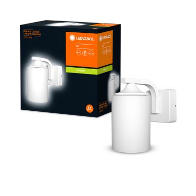 Kinkiet Lampa Elewacyjna Ścienna E27 Biała Endura CLASSIC Lantern 4058075392649 LEDVANCE (4058075392649)