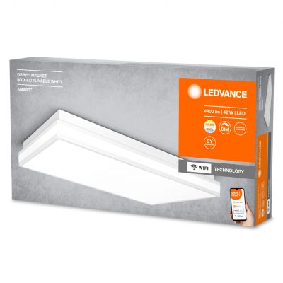Plafon LED Lampa Sufitowa Natynkowa ORBIS MAGNET 42W 4200lm CCT 60x30cm SMART+ WiFi 4058075572713 LEDVANCE (4058075572713)