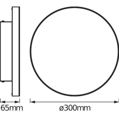 Panel LED 20W CCT SMART+ WiFi PLANON 300 4058075484672 LEDVANCE (4058075484672)