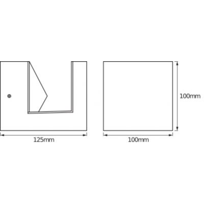 Kinkiet lampa elewacyjna ścienna nowoczesna 9W 3000K Endura Style PYRAMID 4058075477896 LEDVANCE (4058075477896)