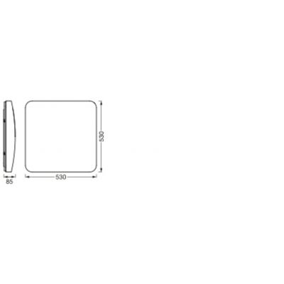 Plafon LED Lampa Sufitowa ORBIS CLEAN 42W 4000lm CCT 53cm SMART+ WiFi 4058075572614 LEDVANCE (4058075572614)