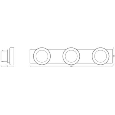 Lampa nad lustro LED łazienkowa ORBIS Round 18W 1800lm ciepła-zimna 48cm SMART+ WiFi 4058075573727 LEDVANCE (4058075573727)