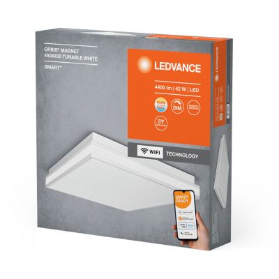 Plafon LED Lampa Sufitowa Natynkowa ORBIS MAGNET 42W 4200lm CCT 45cm SMART+ WiFi 4058075572690 LEDVANCE (4058075572690)