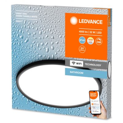 SMART WIFI ORBISDISC 500RD IP44 TW BK LEDVANCE (4058075573635)