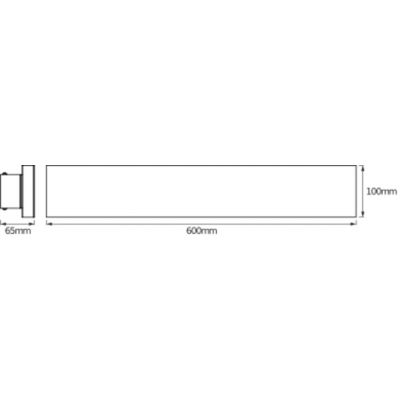 Panel LED 28W CCT SMART+ WiFi PLANON 600X100 4058075484610 LEDVANCE (4058075484610)