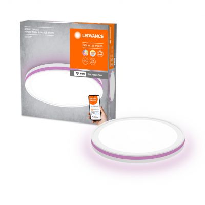 Plafon LED Lampa Sufitowa ORBIS CIRCLE 28W 2400lm RGB CCT 46cm SMART+ WIFI 4058075573871 LEDVANCE (4058075573871)